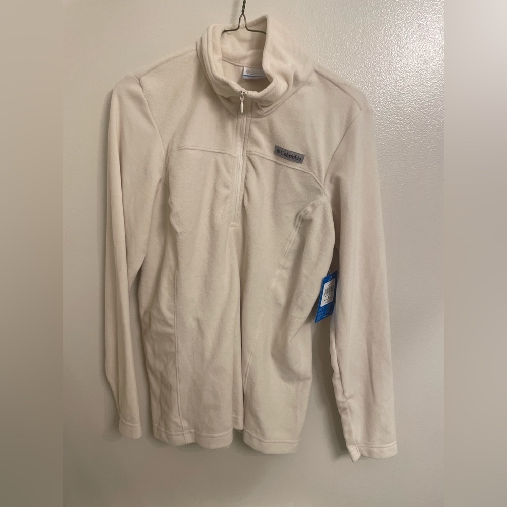 Columbia Women's Cream Fleece Jacket M NWT